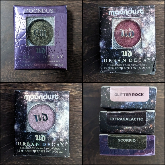 SOLD HP 🎉 3 NEW Urban Decay Moondust Bundle Glitter Rock Scorpio Extragalactic - Picture 2 of 3